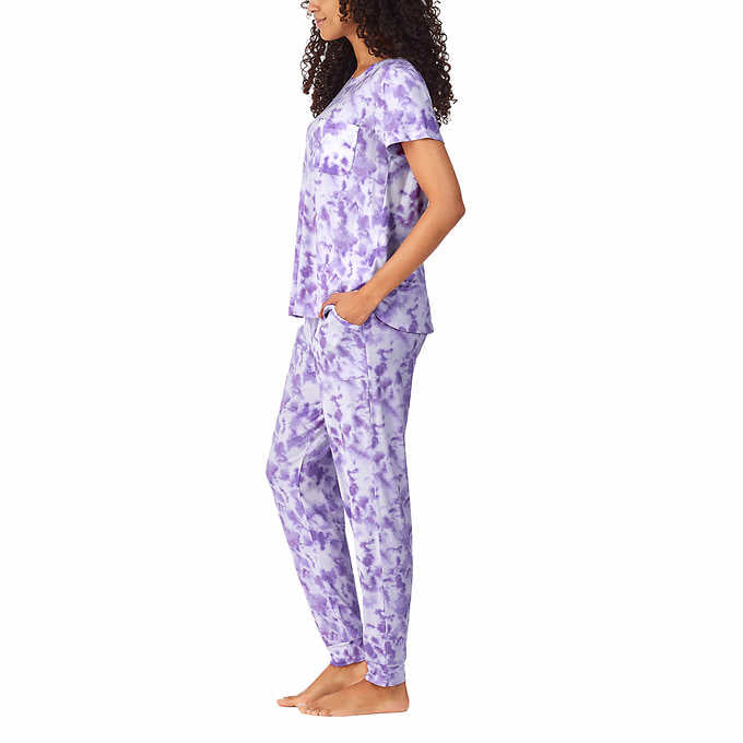 Jane & BleeckerLadies’ 2-piece Jogger Lounge Set - Purple