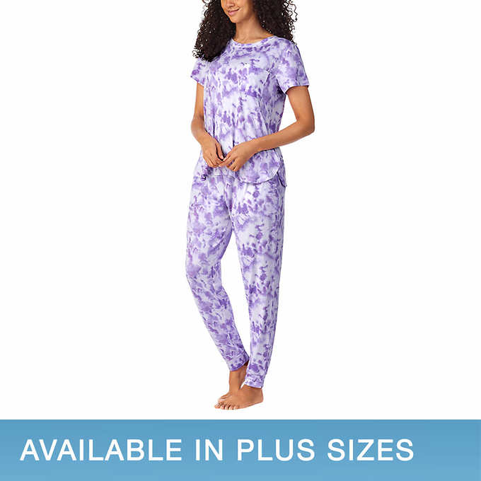 Jane & BleeckerLadies’ 2-piece Jogger Lounge Set - Purple