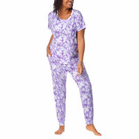 Jane & BleeckerLadies’ 2-piece Jogger Lounge Set - Purple