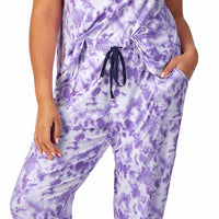 Jane & BleeckerLadies’ 2-piece Jogger Lounge Set - Purple