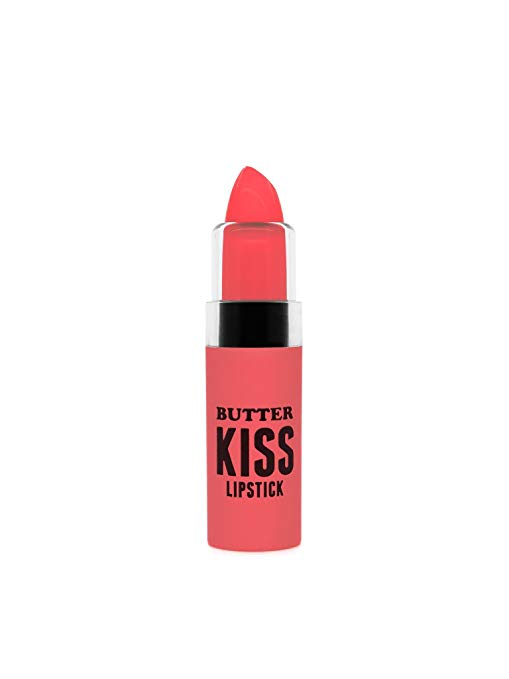 W7 COSMETICS Butter Kiss Lipstick - Red Light, 0.10 Oz (3g) - oddros.shop