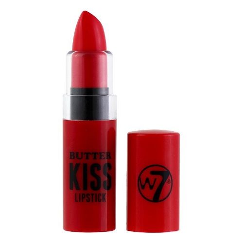 W7 COSMETICS Butter Kiss Lipstick - Red Rose, 0.10 Oz (3g) - oddros.shop
