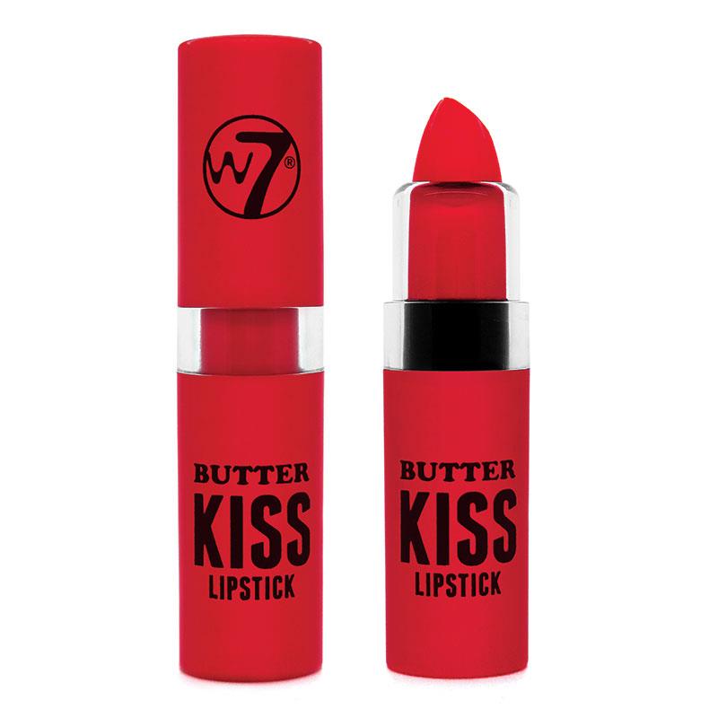 W7 COSMETICS Butter Kiss Lipstick - 0.10 Oz (3g) - oddros.shop