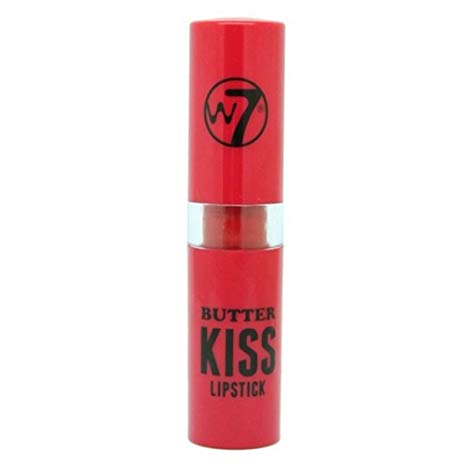 W7 COSMETICS Butter Kiss Lipstick - Red Rose, 0.10 Oz (3g) - oddros.shop
