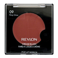 Revlon Cream Blush with Pop-Up Mirror, Rosy Glow 09 - 0.12 oz - oddros.shop
