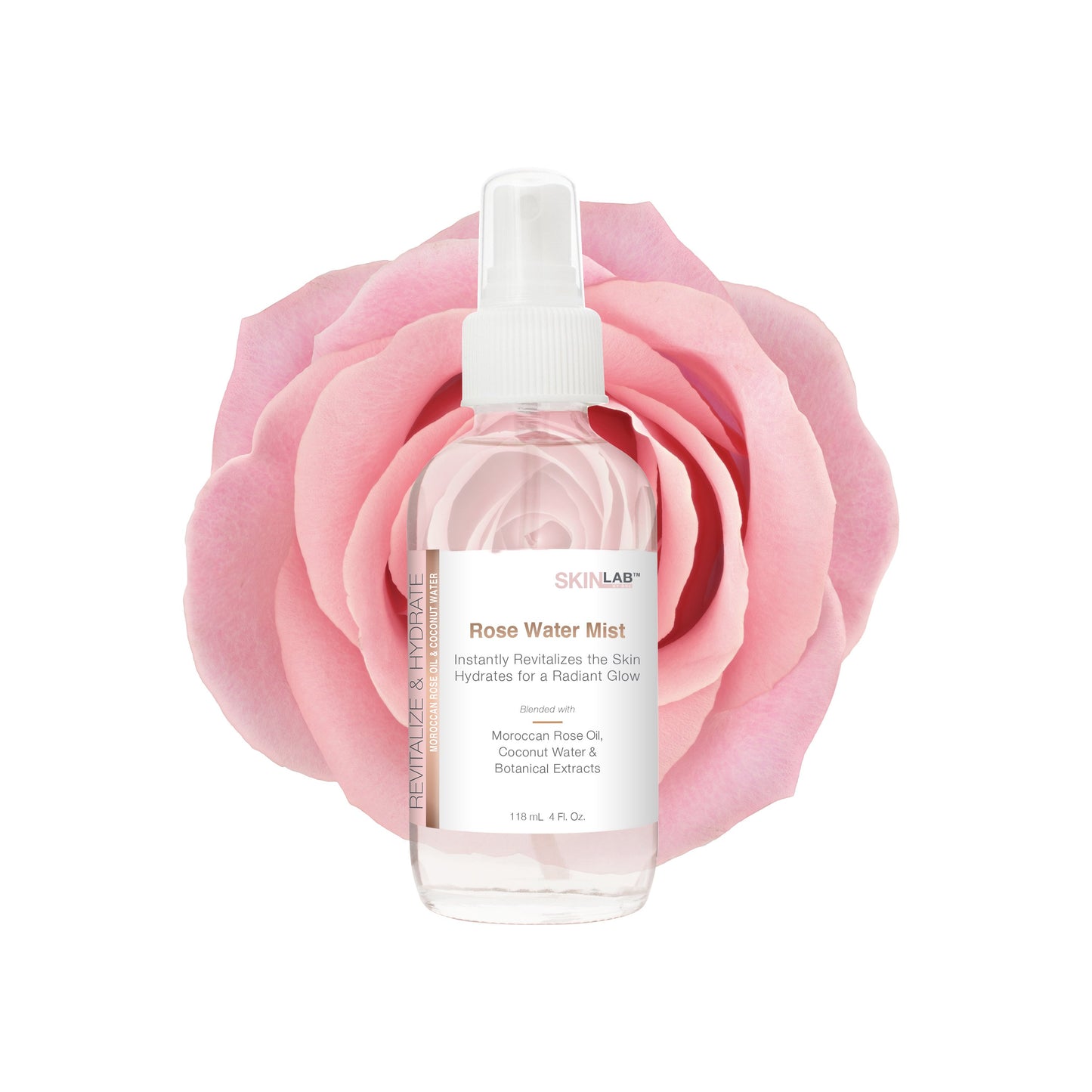SkinLab Revitalize and Hydrate Rose Water Mist 118 mL (4 Fl. Oz) - oddros.shop