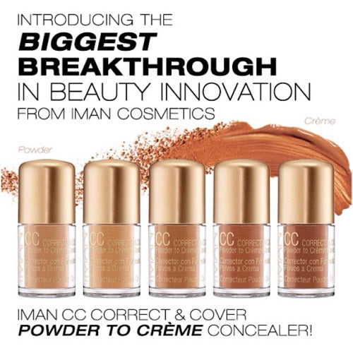 IMAN CC Correct & Cover Powder to Creme Concealer - Earth Deep - oddros.shop