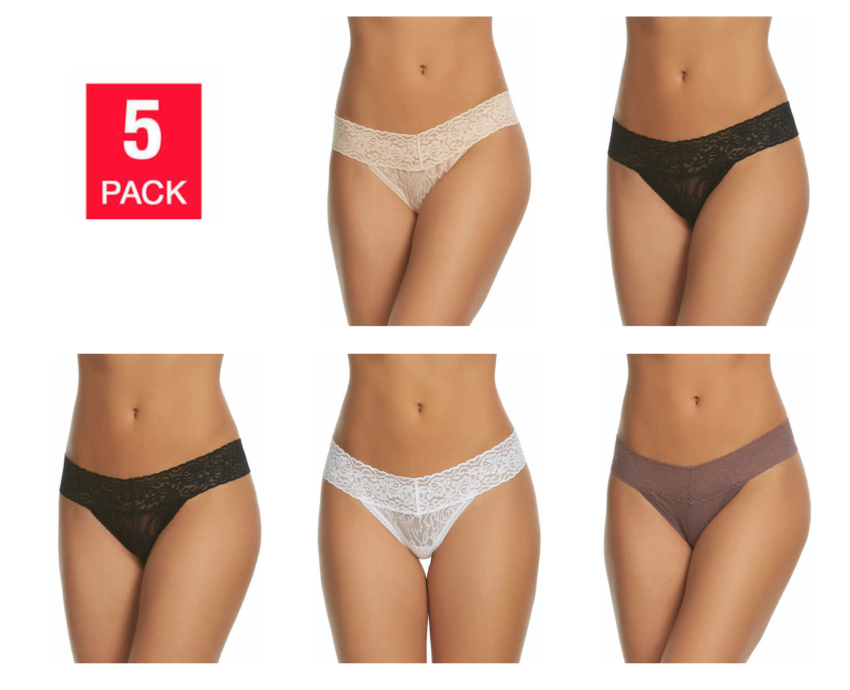 Felina Ladies' Lace Thong