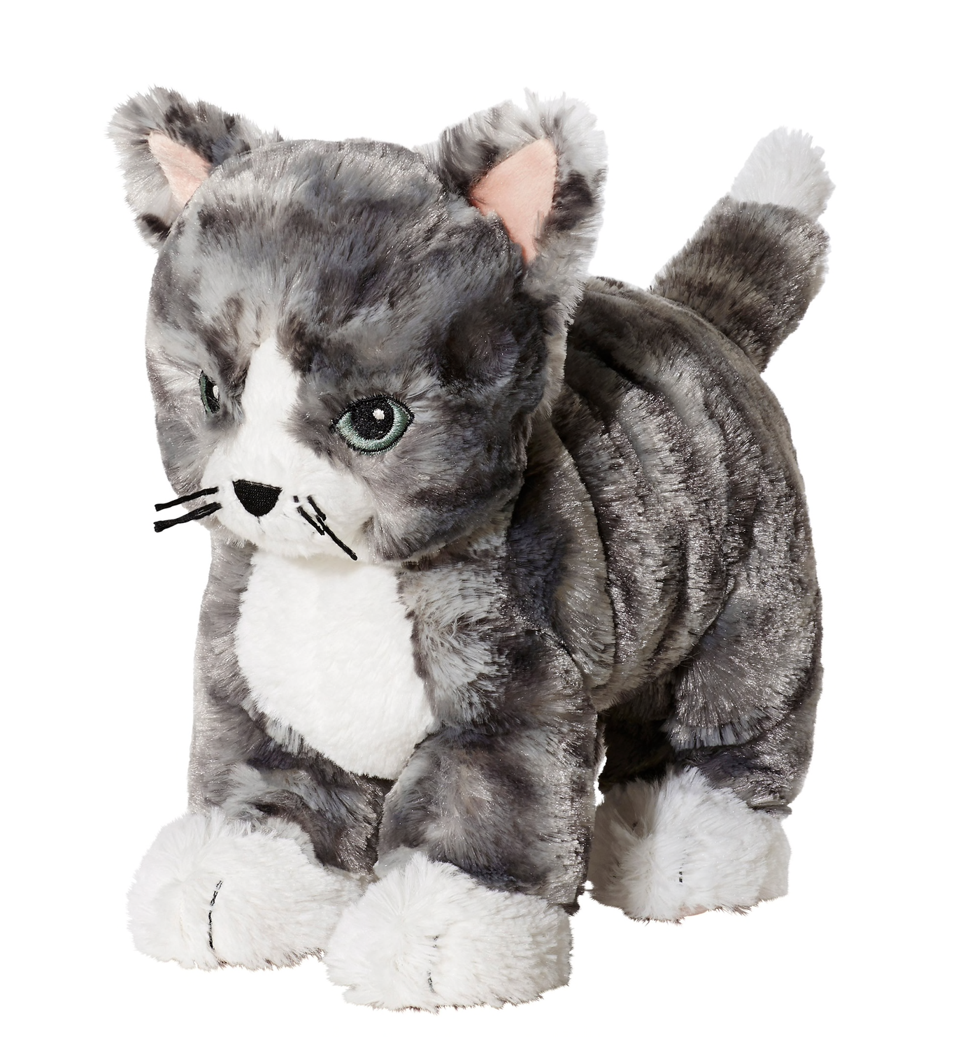 LILLEPLUTT Cat gray/white Soft toy