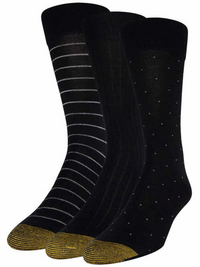 Gold Toe Men's Wool Blend Dress Sock (3 pair)