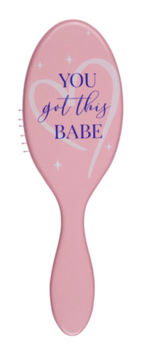 Cala Wet-N-Dry Detangling (You Got This Babe) Hair Brush (66814)