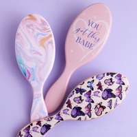 Cala Wet-N-Dry Detangling (You Got This Babe) Hair Brush (66814)