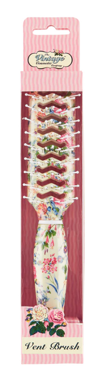The Vintage Cosmetic Company Floral, Vent Hair Brush