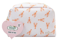The Vintage Cosmetic Company Lobster Print Make-Up Bag