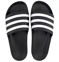 Adidas Adilette Aqua Slides Black/White