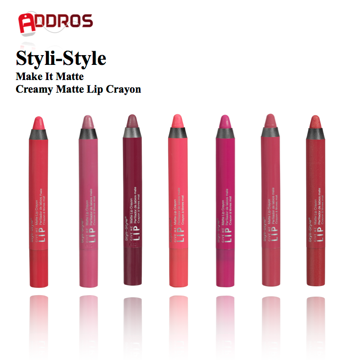 Styli-Style Make It Matte - Creamy Matte Lip Crayon, 0.10 oz/(2.8g) - oddros.shop