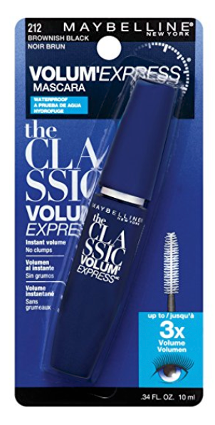Maybelline New York Volum' Express - Waterproof Mascara, Brownish Black 212 - .34 fl oz - oddros.shop