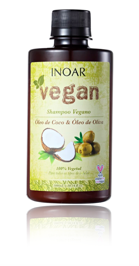 INOAR  Vegan - Shampoo, 300 ml (10.14 fl Oz) - oddros.shop