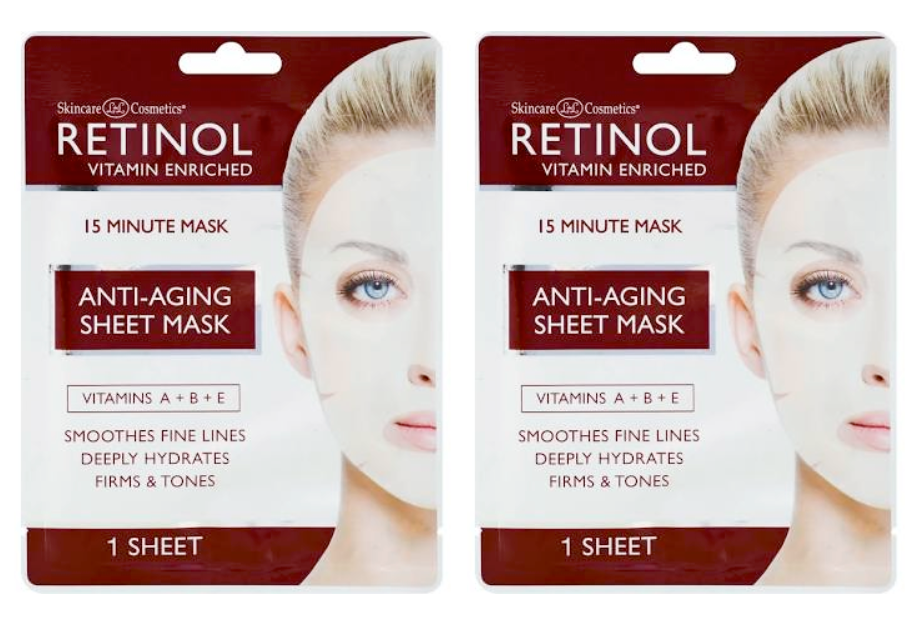 RETINOL Anti-Aging Sheet Mask - (2 Sheet) - oddros.shop