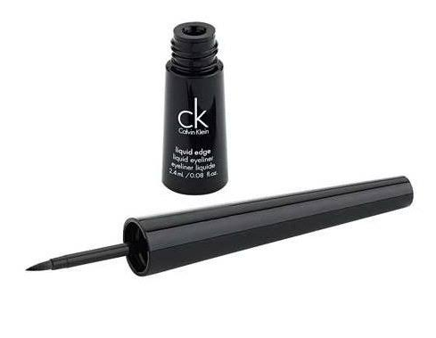 Calvin Klein Liquid edge Liquid Eyeliner, 501 Black, 0.08 oz (2.4 ml) - oddros.shop