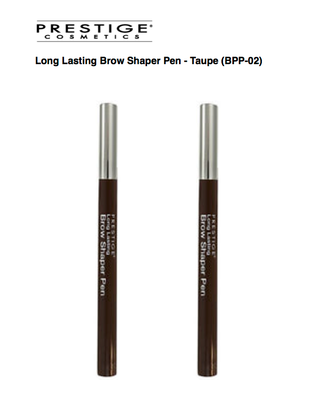 PRESTIGE COSMETICS Long Lasting Brow Shaper Pen - Taupe (2-Pack) - oddros.shop