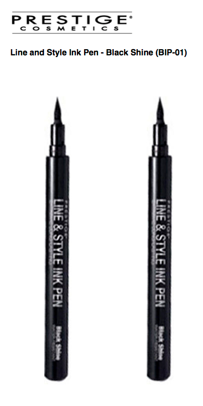PRESTIGE COSMETICS Line and Style Ink Pen, Black Shine (2-Pack) - oddros.shop