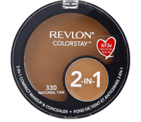 Revlon Colorstay 2-in-1 Compact Makeup & Concealer- Natural Tan 330 - oddros.shop