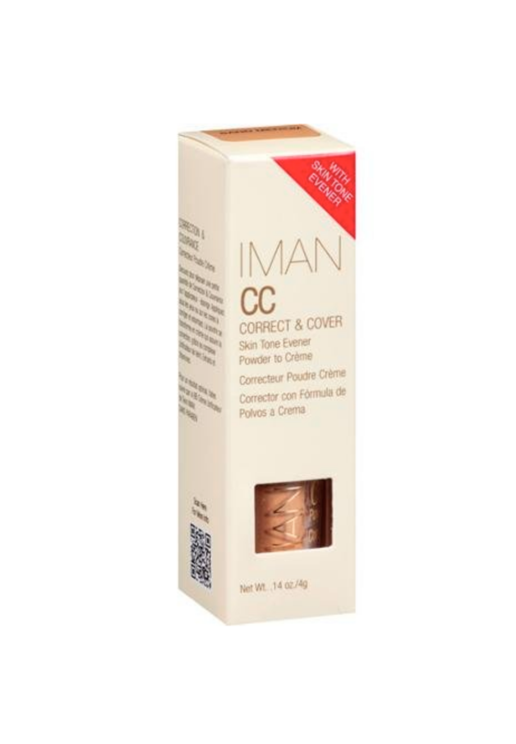 IMAN CC Correct & Cover Powder to Creme Concealer - Clay Medium Deep - oddros.shop