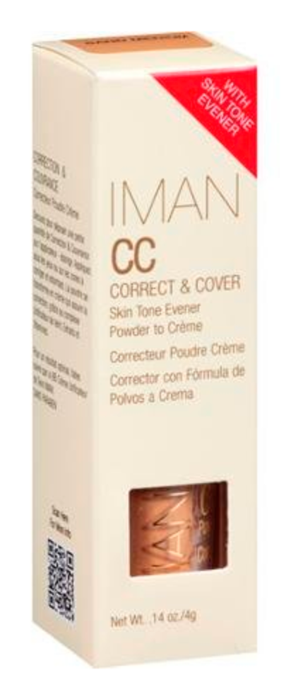 IMAN CC Correct & Cover Powder to Creme Concealer - Clay Medium Deep - oddros.shop