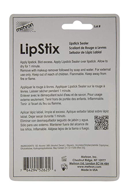 Mehron Makeup Lipstick Sealer - oddros.shop
