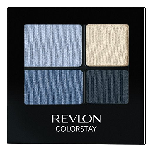 REVLON Colorstay 16 Hour Eyeshadow Quad, 560 Serene, 0.16 Oz - oddros.shop