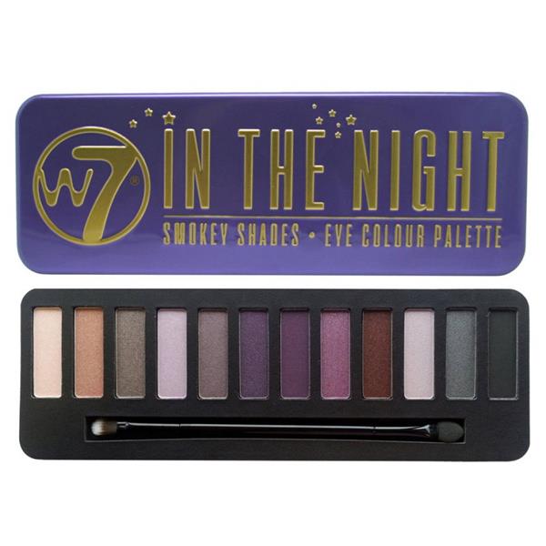 W7 COSMETICS, In The Night - Smokey Shades -12 in 1 Eyeshadow Palette - oddros.shop