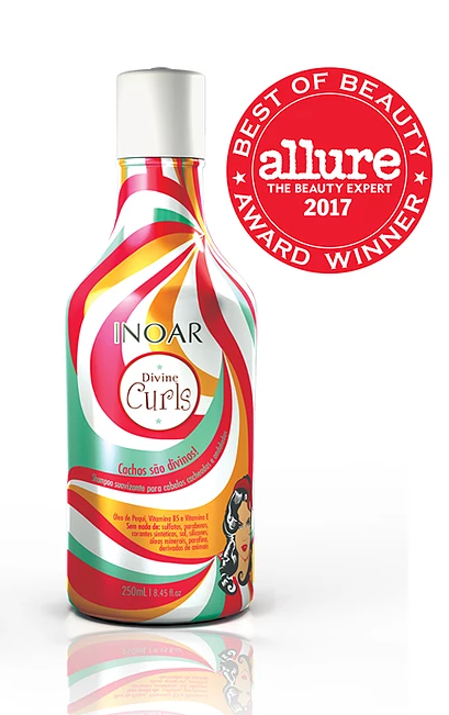 INOAR Divine Curls Shampoo - (250 ml)  8.45 fl oz - oddros.shop