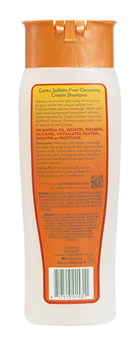 Cantu Shea Butter for Natural Hair Sulfate-Free Cleansing Cream Shampoo