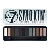 W7 COSMETICS, Smokin, Smokin Shades, 12 in 1 Eyeshadow Palette - oddros.shop