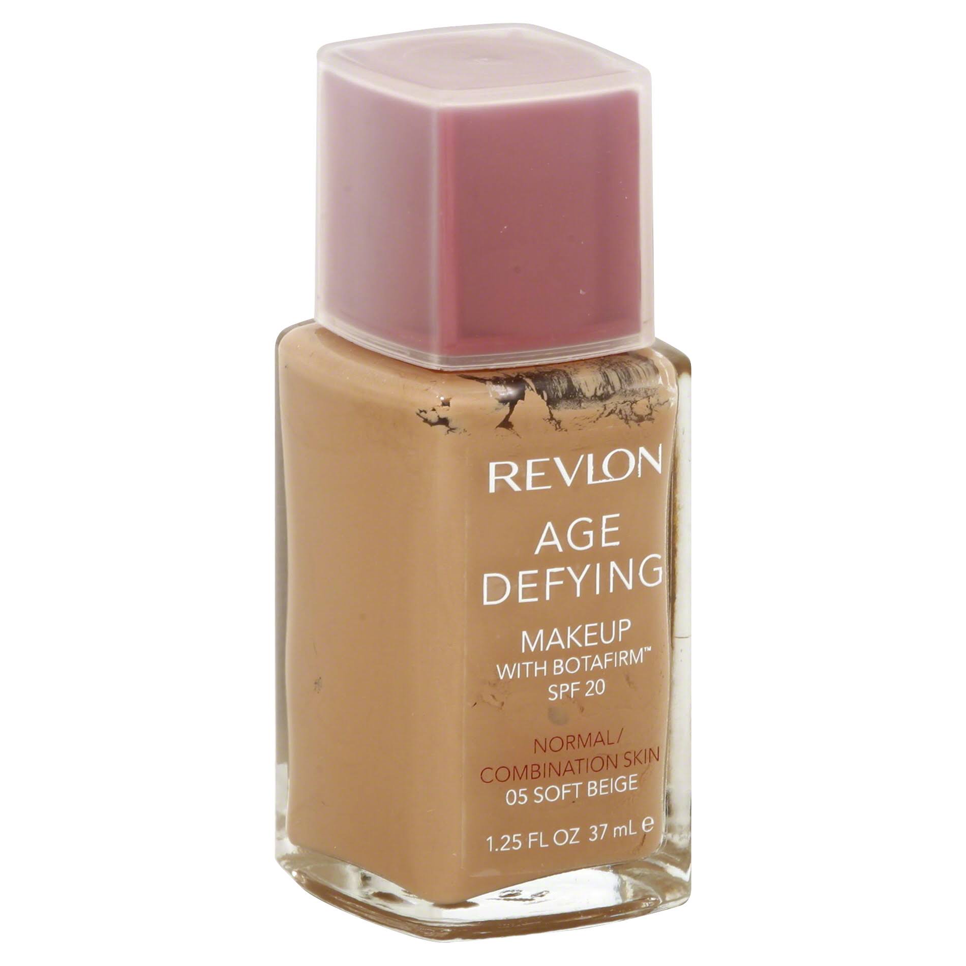 REVLON Age Defying Makeup with Botafirm, SPF 20, Normal/Combination Skin, Soft Beige 05, 1.25-Ounce - oddros.shop