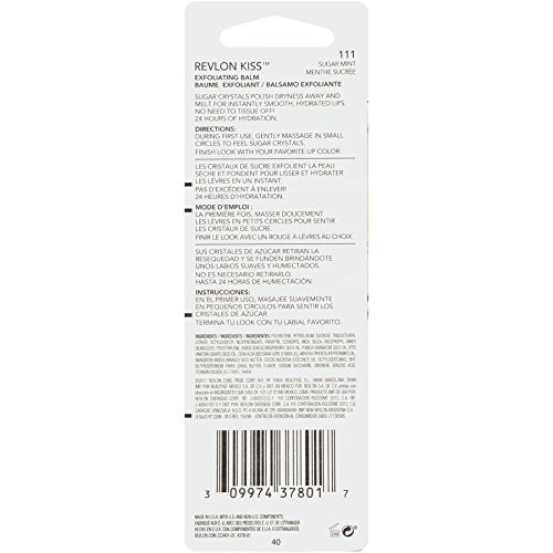 Revlon Kiss Exfoliating Balm, 111 Sugar Mint - oddros.shop