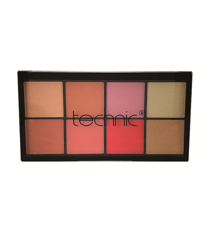 Technic Cosmetics - Blush & Highlighter Palette, Tropical Paradise - oddros.shop