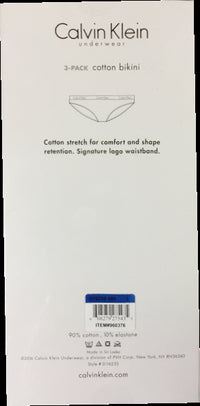 Calvin Klein Women's Carousel Bikini Panty - Large (3 Pack) - oddros.shop