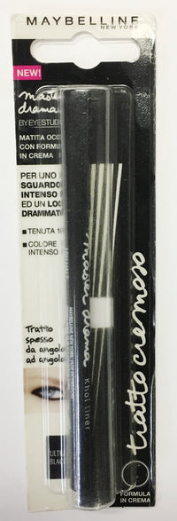 Maybelline New York Eye Studio Master Drama Cream Pencil Liner, Ultra Black - oddros.shop