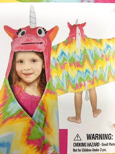 BEST BRANDS Kids Hooded Throw, Unicorn - 1-Piece - oddros.shop