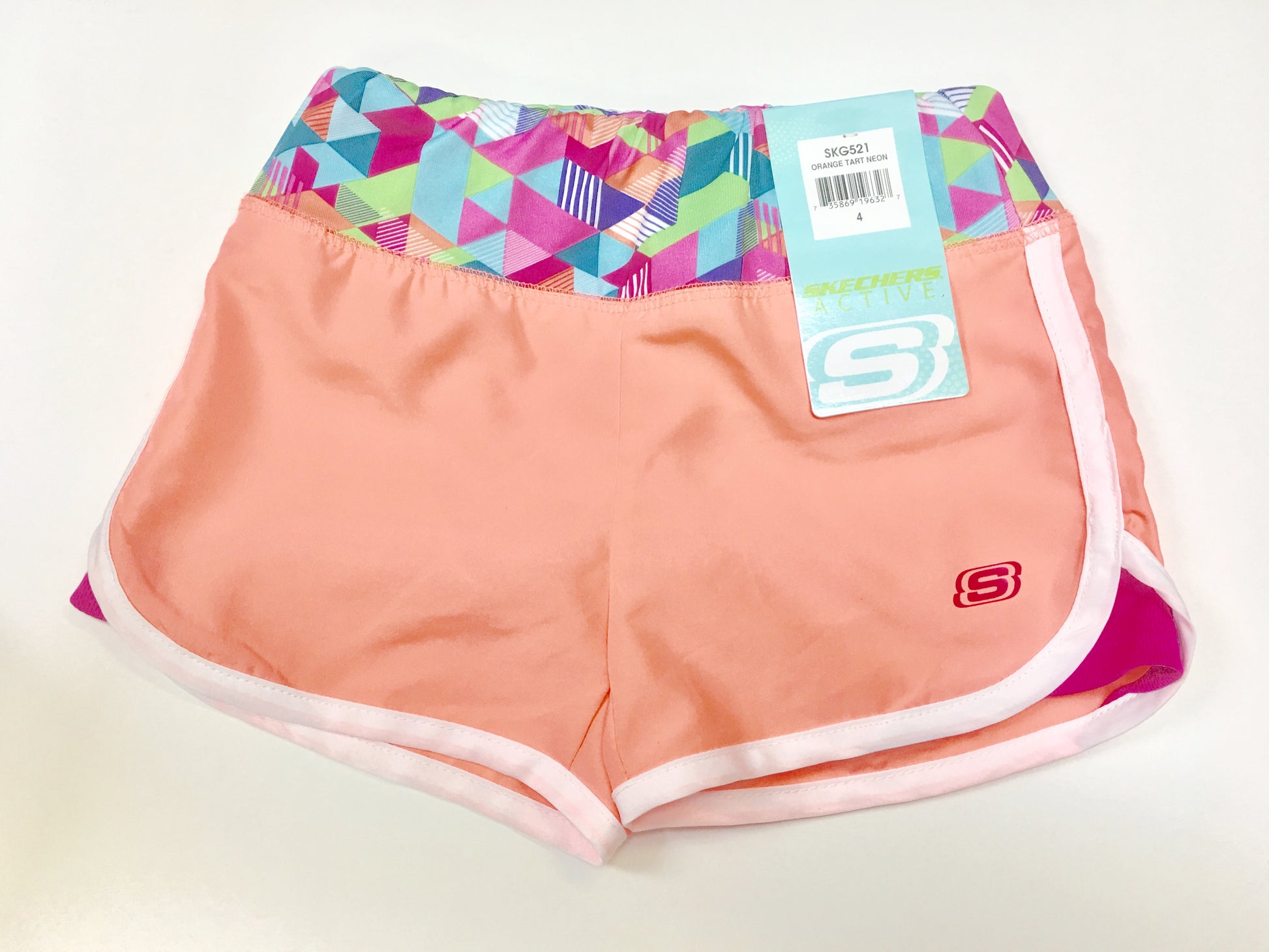 Skechers Active Short Orange (Size 4) - oddros.shop