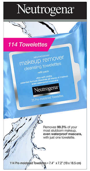 Neutrogena Makeup Remover-114 Cleansing Towelettes - oddros.shop
