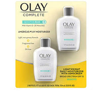 Olay Complete Sensitive Plus All Day Moisturizer with SPF 15 for Sensitive Skin, Two 6.0 oz Bottles - oddros.shop