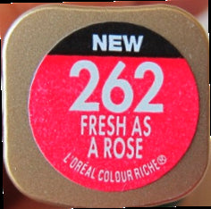 L'OREAL Paris Colour Riche Lipstick, Fresh as a Rose 262 - oddros.shop