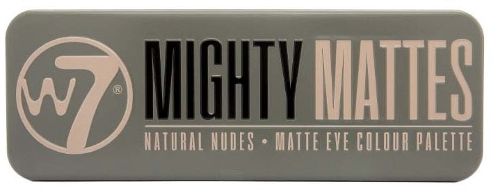 W7 COSMETICS Mighty Mattes Natural Nudes Matte Eye Shadow Colour Palette - oddros.shop