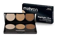 Mehron Makeup (Warm) Highlight  - 3 Color Pro Palette - oddros.shop