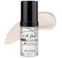 L.A. Girl Pro Coverage Liquid Foundation, White (641) - oddros.shop