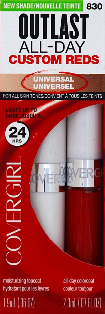 CoverGirl Outlast All-Day Lipcolor with Topcoat - 830 Your Classic Red - oddros.shop