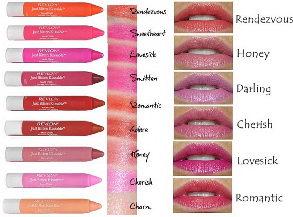 REVLON Just Bitten Kissable Balm Stain - lovesick passionnee 020 - 0.095 oz - oddros.shop